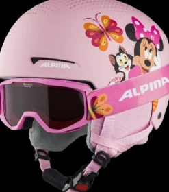 Alpina ZUPO DISNEY MINNIE MOUSE skihjelm og brille børn